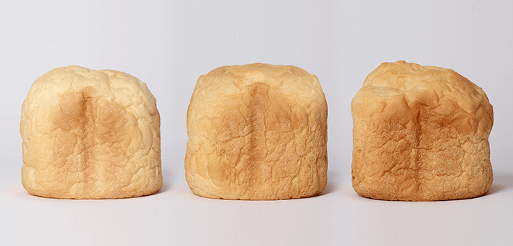 シロカ　おうちベーカリーベーシックプラス SB-2D151Wのパンの焼き色